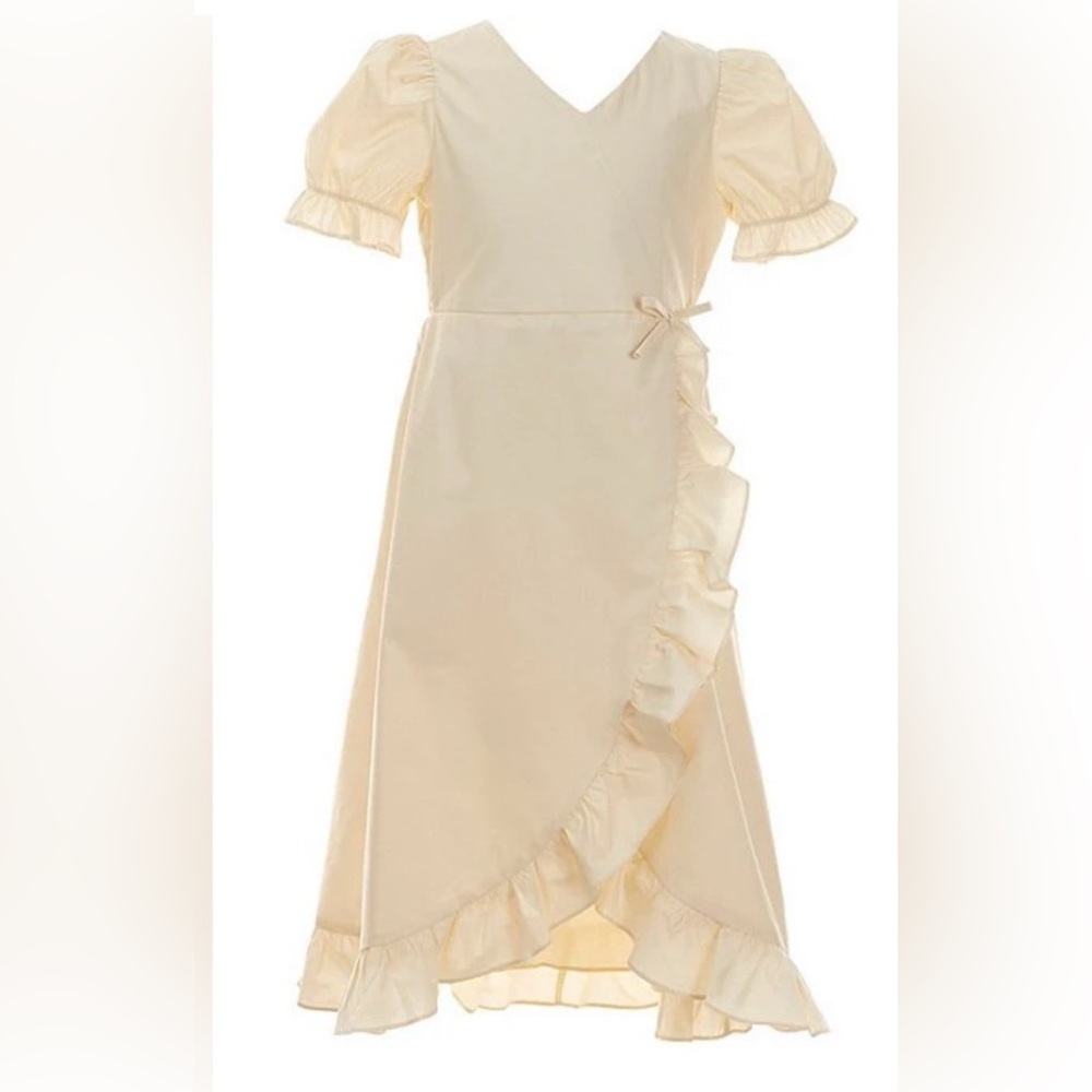A Loves A Girls Size XL ( 16 ) Ruffle Wrap
Maxi Dress - Oat - NWT